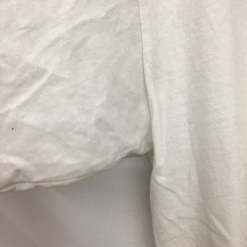 バウワウ Bowwow Tシャツ 半袖 半袖カットソー プリントTシャツ クルーネックカットソー M プリント X ダメージ加工 白 / ホワイト / white メンズ USED 古着 中古 10154430