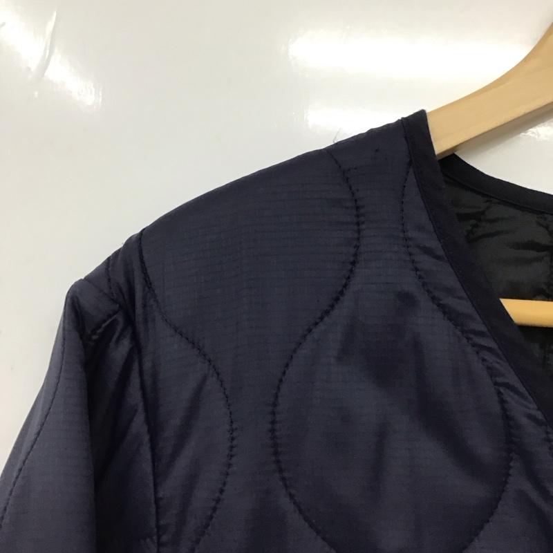 ユニクロ UNIQLO ジャケット、上着 ジャンパー、ブルゾン 311-192857 ウォームパデットミリタリージャケット キルティングジャケット M 無地 紺 / ネイビー / navy メンズ USED 古着 中古 10154431