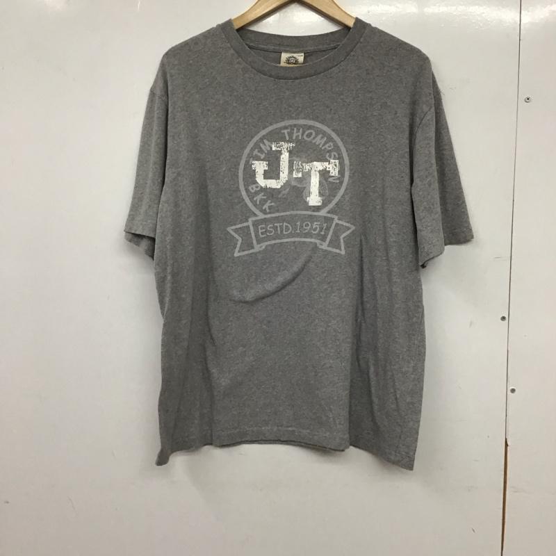 ジムトンプソン JIMTHOMPSON Tシャツ 半袖 半袖カットソー プリントTシャツ クルーネックカットソー L プリント 灰 / グレー / gray メンズ USED 古着 中古 10154432