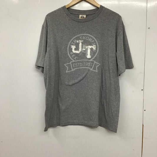ジムトンプソン JIMTHOMPSON Tシャツ 半袖 半袖カットソー プリントTシャツ クルーネックカットソー L プリント 灰 / グレー / gray メンズ USED 古着 中古 10154432