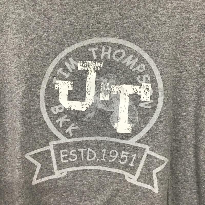 ジムトンプソン JIMTHOMPSON Tシャツ 半袖 半袖カットソー プリントTシャツ クルーネックカットソー L プリント 灰 / グレー / gray メンズ USED 古着 中古 10154432
