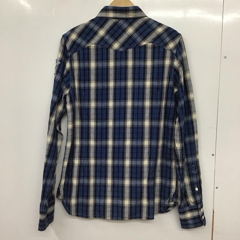 エム M シャツ、ブラウス 長袖 長袖シャツ チェックシャツ カラーシャツ M チェック マルチカラー / マルチカラー / multicolor メンズ USED 古着 中古 10154433