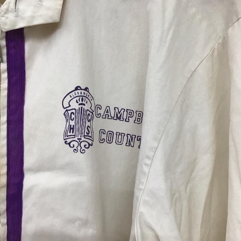スポーツマスター SPORTS MASTER ジャケット、上着 ジャンパー、ブルゾン ジップアップジャケット アウター 古着 カラージャケット L ロゴ、文字 アイボリー / アイボリー / メンズ USED 古着 中古 10154436