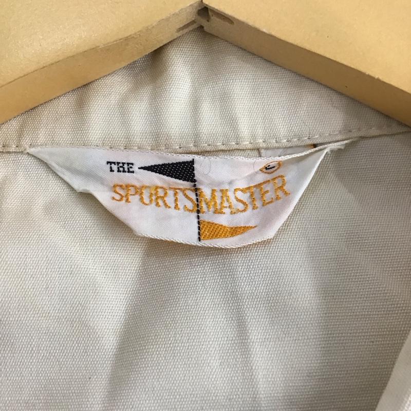 スポーツマスター SPORTS MASTER ジャケット、上着 ジャンパー、ブルゾン ジップアップジャケット アウター 古着 カラージャケット L ロゴ、文字 アイボリー / アイボリー / メンズ USED 古着 中古 10154436