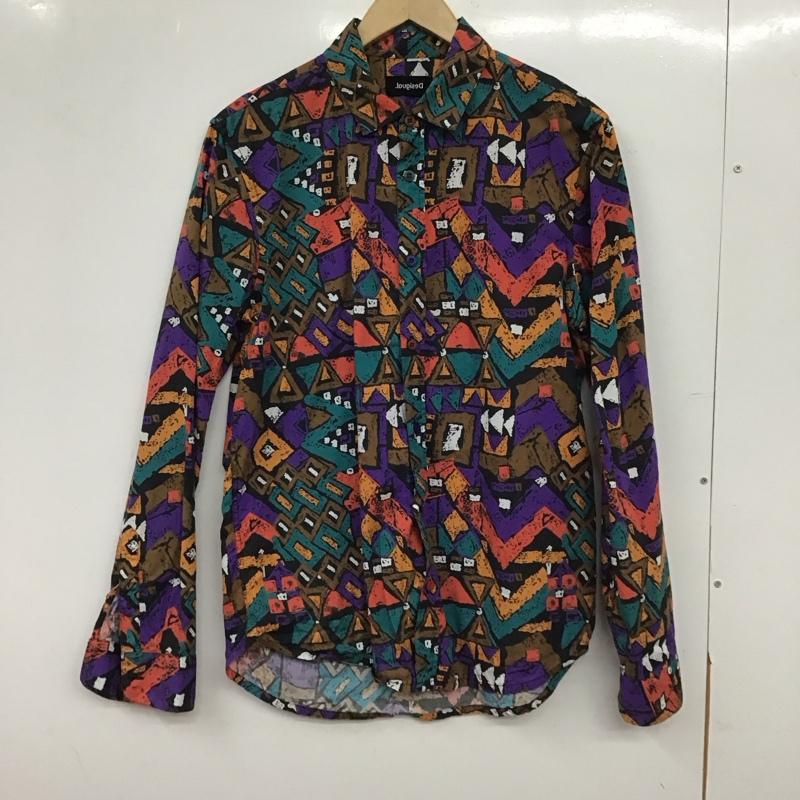 デシグアル Desigual シャツ、ブラウス 長袖 長袖シャツ プリントシャツ カラーシャツ S プリント マルチカラー / マルチカラー / multicolor メンズ USED 古着 中古 10154438