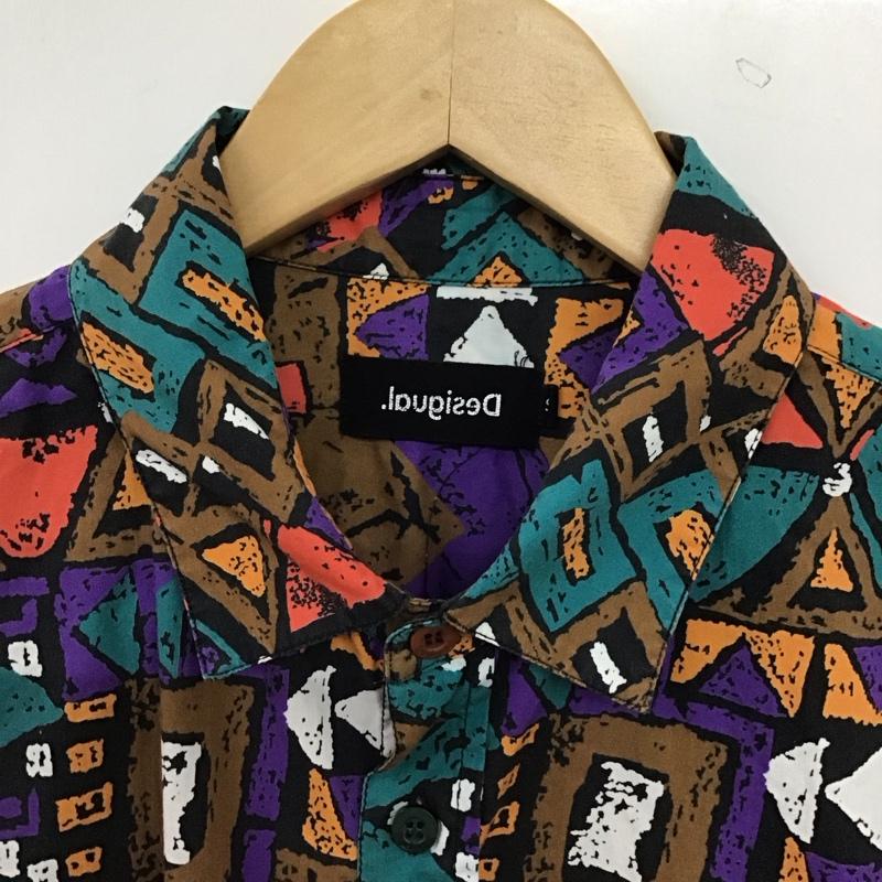 デシグアル Desigual シャツ、ブラウス 長袖 長袖シャツ プリントシャツ カラーシャツ S プリント マルチカラー / マルチカラー / multicolor メンズ USED 古着 中古 10154438