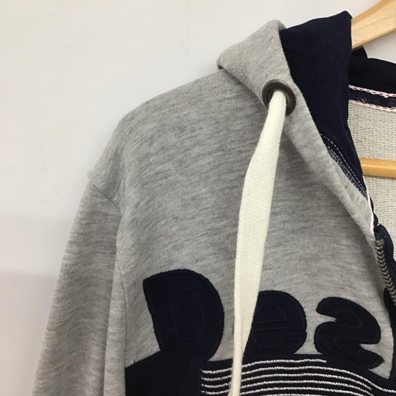 デシグアル Desigual パーカー 長袖 ジップアップパーカー 長袖パーカー カジュアルジャケット S ロゴ、文字 灰 / グレー / gray メンズ USED 古着 中古 10154439