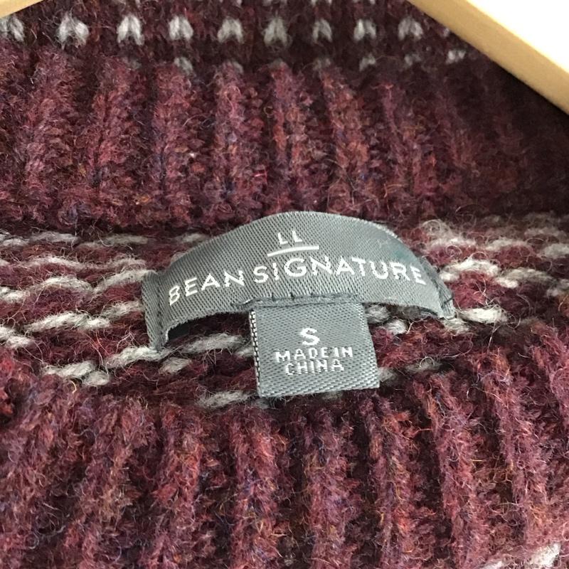 エルエルビーンシグネチャー L.L.Bean SIGNATURE ニット、セーター 長袖 長袖ニットカットソー クルーネック セーター S 総柄 マルチカラー / マルチカラー / multicolor メンズ USED 古着 中古 10154440