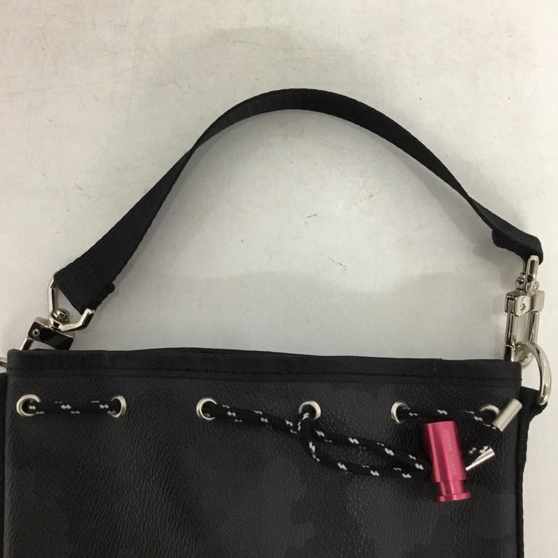 古着 USED ハンドバッグ ハンドバッグ GENTIL BANDIT ジャンティバンティ 巾着バッグ カモフラージュ柄・迷彩 黒 / ブラック / black メンズ USED 古着 中古 10154445