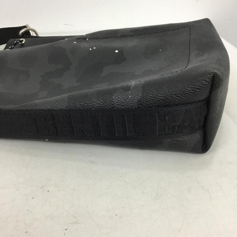 古着 USED ハンドバッグ ハンドバッグ GENTIL BANDIT ジャンティバンティ 巾着バッグ カモフラージュ柄・迷彩 黒 / ブラック / black メンズ USED 古着 中古 10154445