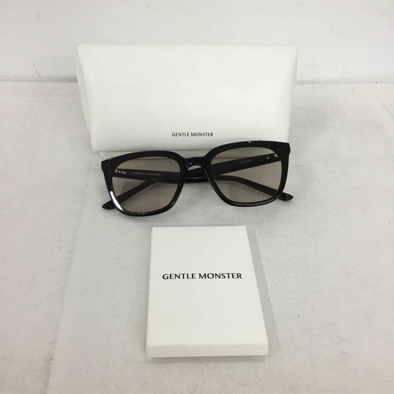 ジェントルモンスター GENTLE MONSTER めがね・サングラス サングラス PINO ロゴ、文字 黒 / ブラック / black メンズ USED 古着 中古 10154448