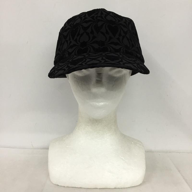 フォーサムワン FORSOMEONE 帽子 キャップ 78000667 FREE 総柄 黒 / ブラック / black メンズ USED 古着 中古 10154451