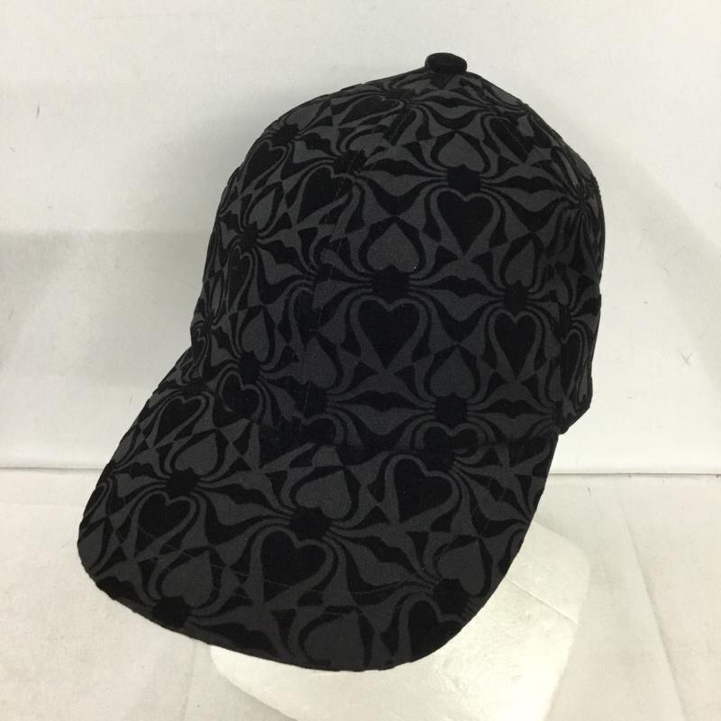 フォーサムワン FORSOMEONE 帽子 キャップ 78000667 FREE 総柄 黒 / ブラック / black メンズ USED 古着 中古 10154451