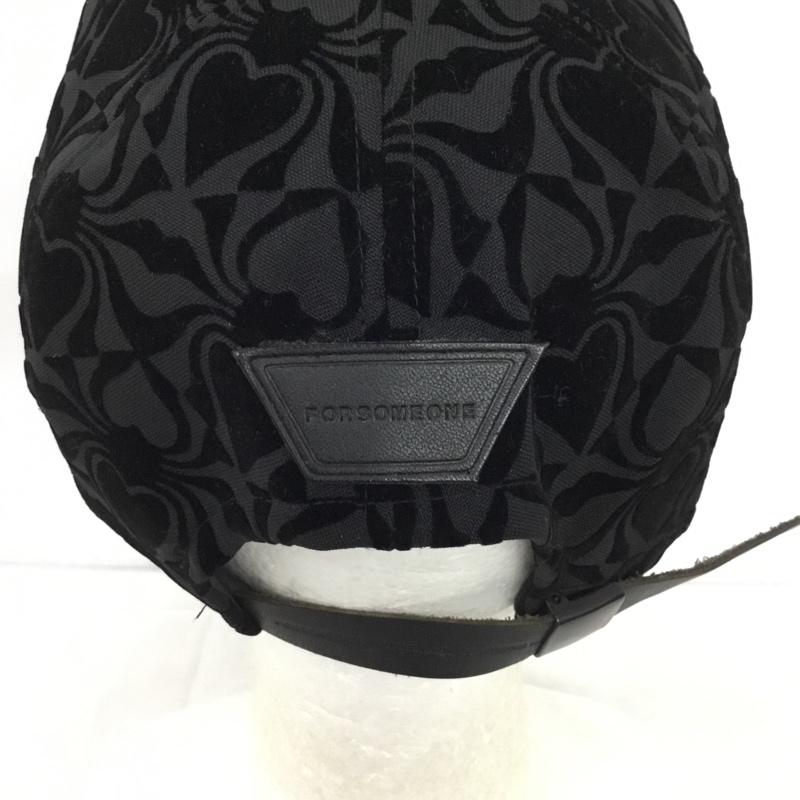 フォーサムワン FORSOMEONE 帽子 キャップ 78000667 FREE 総柄 黒 / ブラック / black メンズ USED 古着 中古 10154451