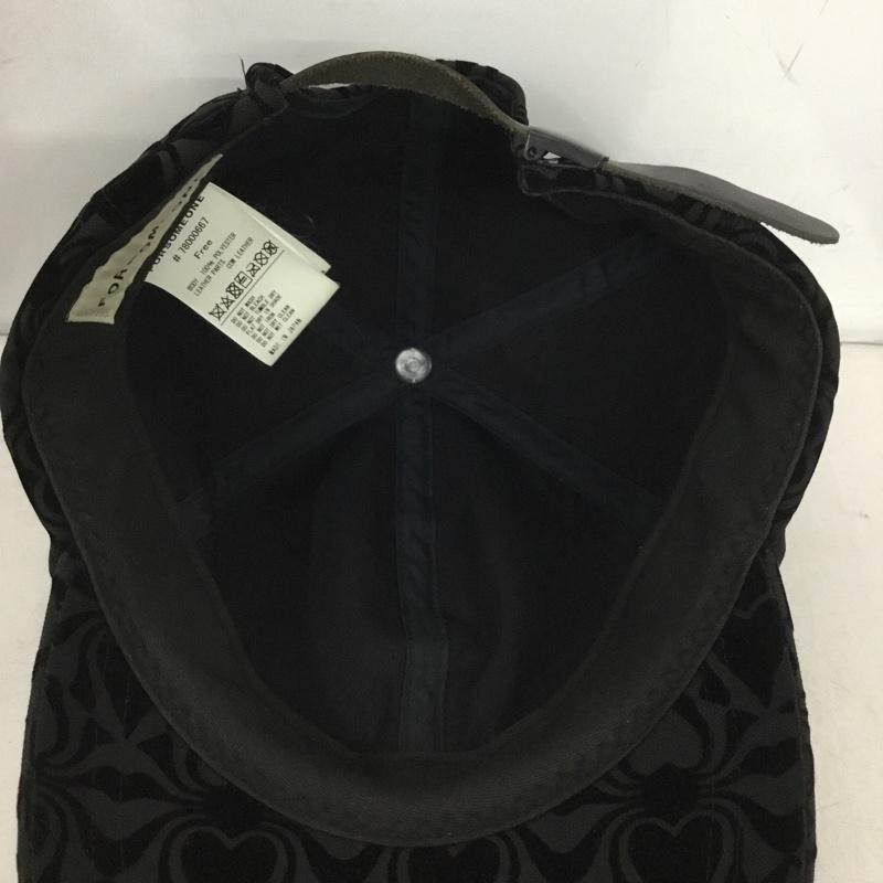 フォーサムワン FORSOMEONE 帽子 キャップ 78000667 FREE 総柄 黒 / ブラック / black メンズ USED 古着 中古 10154451