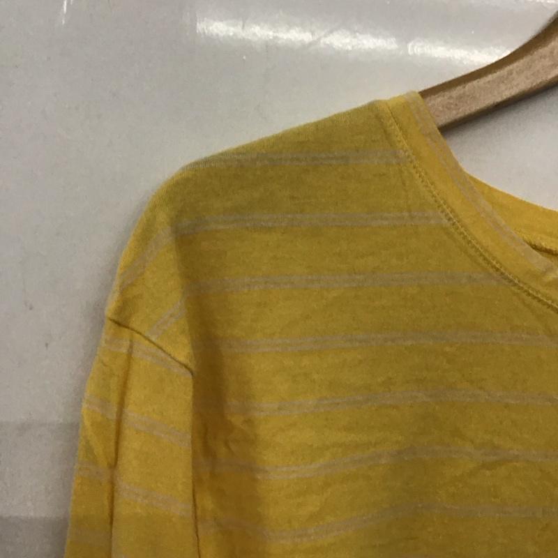 パタゴニア patagonia カットソー 長袖 長袖カットソー プリントカットソー クルーネック XS ボーダー柄 黄 / イエロー / yellow レディース USED 古着 中古 10154452