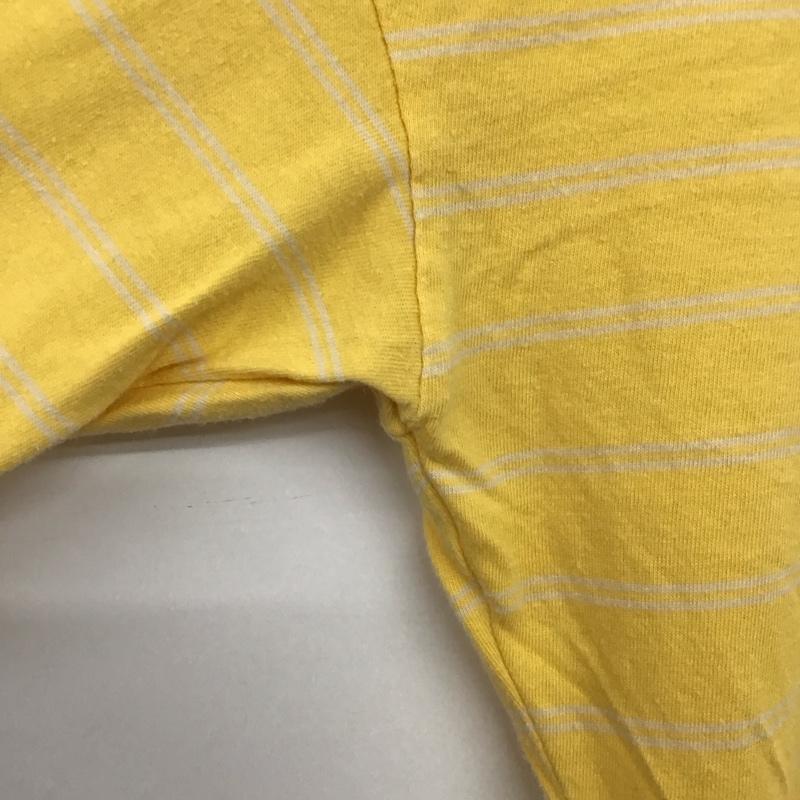 パタゴニア patagonia カットソー 長袖 長袖カットソー プリントカットソー クルーネック XS ボーダー柄 黄 / イエロー / yellow レディース USED 古着 中古 10154452