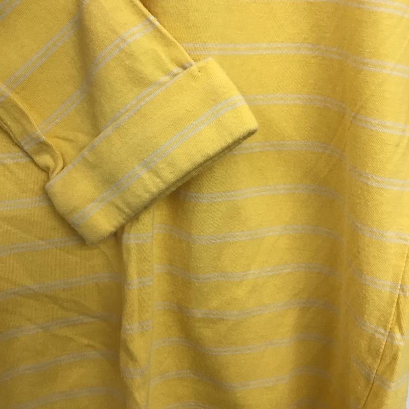 パタゴニア patagonia カットソー 長袖 長袖カットソー プリントカットソー クルーネック XS ボーダー柄 黄 / イエロー / yellow レディース USED 古着 中古 10154452
