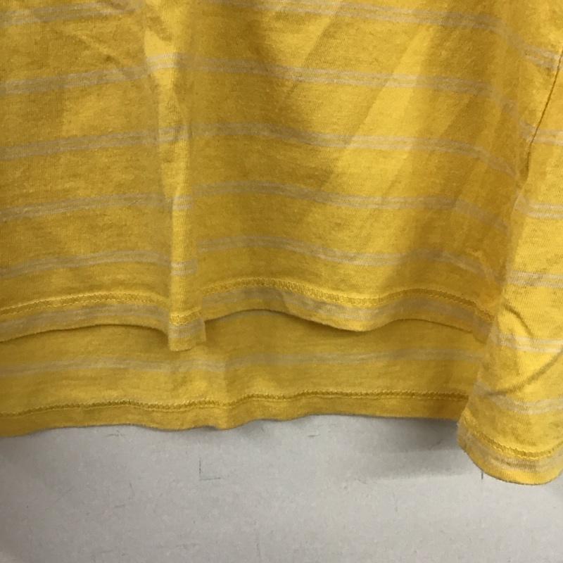 パタゴニア patagonia カットソー 長袖 長袖カットソー プリントカットソー クルーネック XS ボーダー柄 黄 / イエロー / yellow レディース USED 古着 中古 10154452
