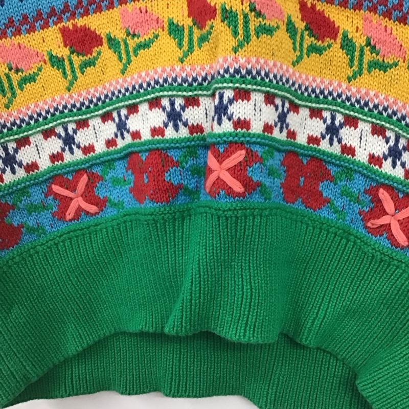ザラ ZARA ベスト ベスト ニットベスト プルオーバー Vネック S プリント マルチカラー / マルチカラー / multicolor レディース USED 古着 中古 10154454