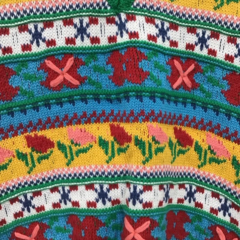ザラ ZARA ベスト ベスト ニットベスト プルオーバー Vネック S プリント マルチカラー / マルチカラー / multicolor レディース USED 古着 中古 10154454