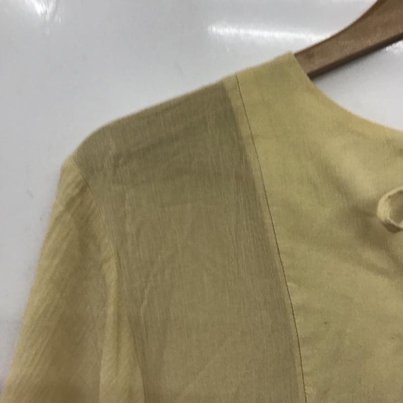 ナノユニバース nano・universe ワンピース ロングスカート 半袖ロングワンピース フレアスカート 36 無地 ベージュ / ベージュ / beige レディース USED 古着 中古 10154455