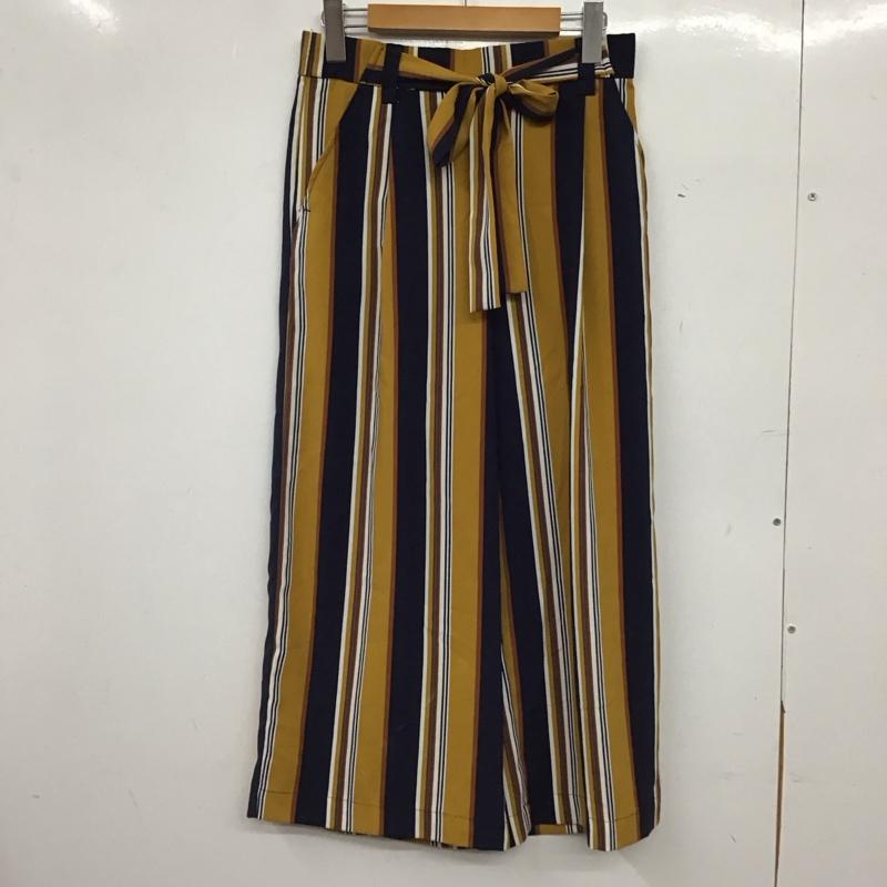 ザラ ZARA TRAFALUC パンツ ワークパンツ、ペインターパンツ ワイドパンツ カジュアルパンツ ワークパンツ S ストライプ マルチカラー / マルチカラー / multicolor レディース USED 古着 中古 10154456