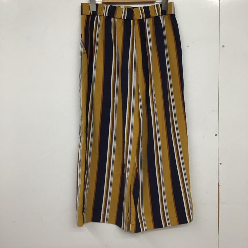 ザラ ZARA TRAFALUC パンツ ワークパンツ、ペインターパンツ ワイドパンツ カジュアルパンツ ワークパンツ S ストライプ マルチカラー / マルチカラー / multicolor レディース USED 古着 中古 10154456