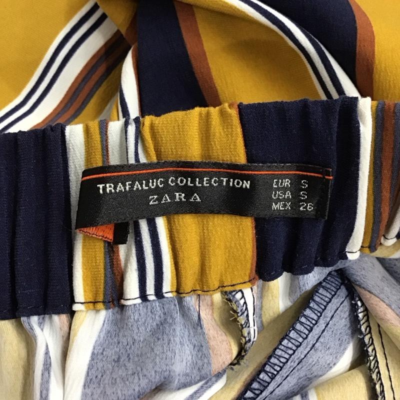 ザラ ZARA TRAFALUC パンツ ワークパンツ、ペインターパンツ ワイドパンツ カジュアルパンツ ワークパンツ S ストライプ マルチカラー / マルチカラー / multicolor レディース USED 古着 中古 10154456