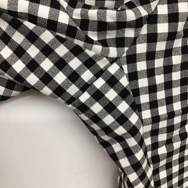 ザラ ZARA パンツ ワークパンツ、ペインターパンツ スリムパンツ ストレッチパンツ カジュアルパンツ XS チェック 白 / ホワイト / white X 黒 / ブラック / black レディース USED 古着 中古 10154458
