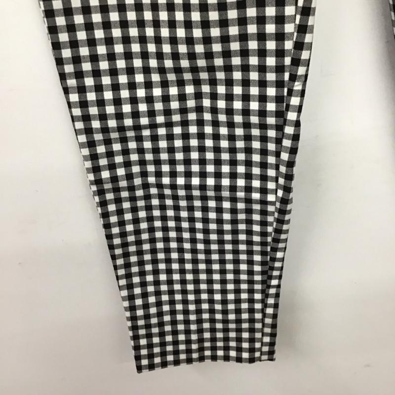 ザラ ZARA パンツ ワークパンツ、ペインターパンツ スリムパンツ ストレッチパンツ カジュアルパンツ XS チェック 白 / ホワイト / white X 黒 / ブラック / black レディース USED 古着 中古 10154458