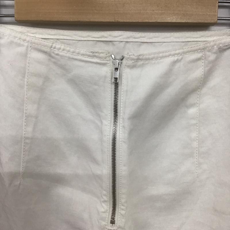 マカフィー MACPHEE スカート ひざ丈スカート タイトスカート スリットスカート カジュアルスカート 36 無地 白 / ホワイト / white レディース USED 古着 中古 10154460