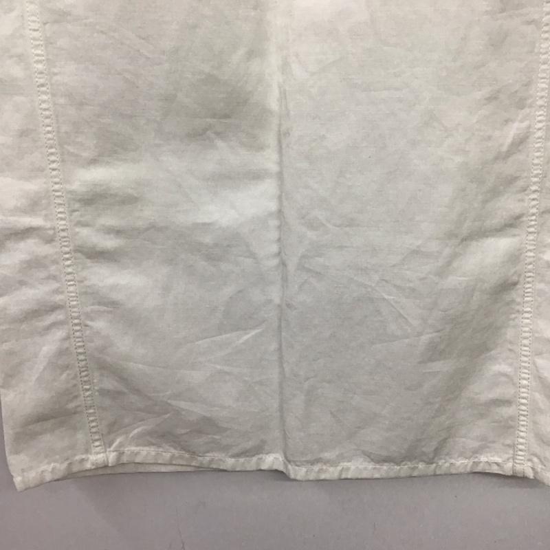 マカフィー MACPHEE スカート ひざ丈スカート タイトスカート スリットスカート カジュアルスカート 36 無地 白 / ホワイト / white レディース USED 古着 中古 10154460