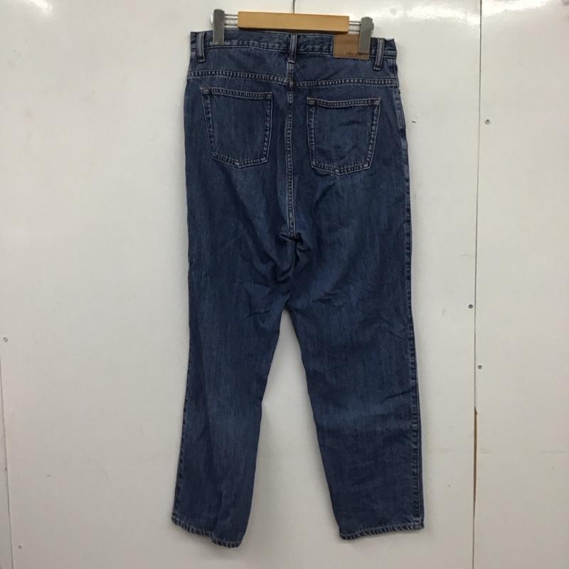 ニコアンド niko and... パンツ デニム、ジーンズ デニムパンツ ワイドパンツ カジュアルパンツ L 無地 インディゴ / インディゴ / Indigo レディース USED 古着 中古 10154463