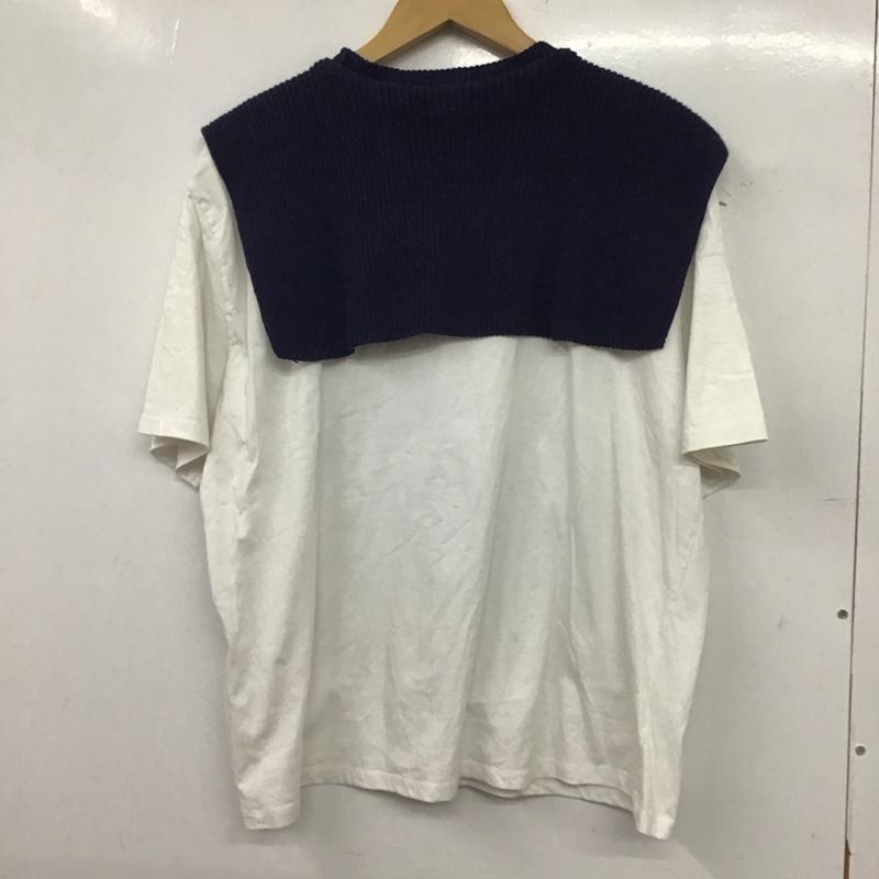ザラ ZARA カットソー 半袖 半袖カットソー 無地Tシャツ クルーネックカットソー L 無地 白 / ホワイト / white レディース USED 古着 中古 10154464