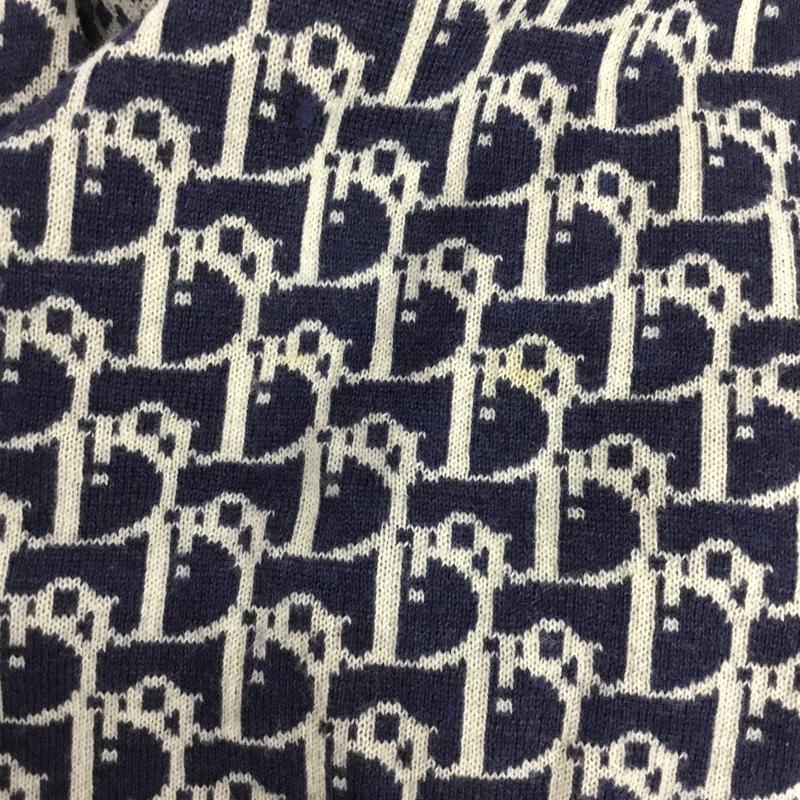 クリスチャンディオール Christian Dior マフラー マフラー 総柄 紺 / ネイビー / navy X オフホワイト / オフホワイト / レディース USED 古着 中古 10154467