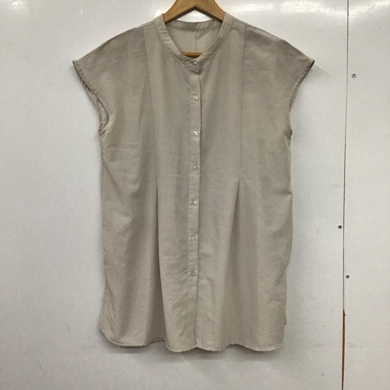 グローバルワーク GLOBAL WORK カットソー 半袖 ノースリーブカットソー フロントボタン M 無地 灰 / グレー / gray レディース USED 古着 中古 10154471
