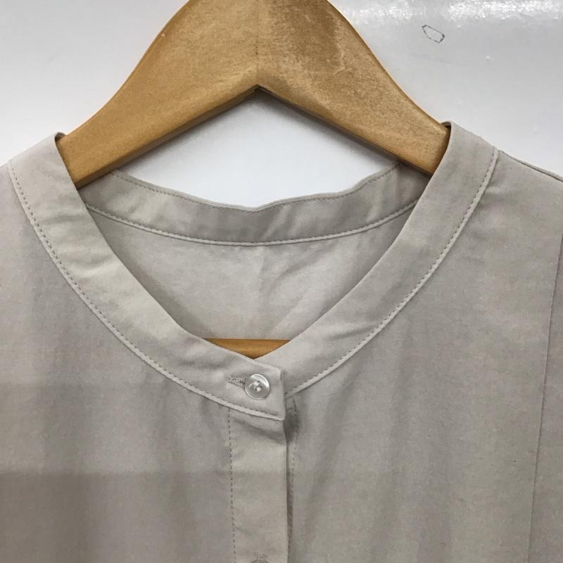 グローバルワーク GLOBAL WORK カットソー 半袖 ノースリーブカットソー フロントボタン M 無地 灰 / グレー / gray レディース USED 古着 中古 10154471