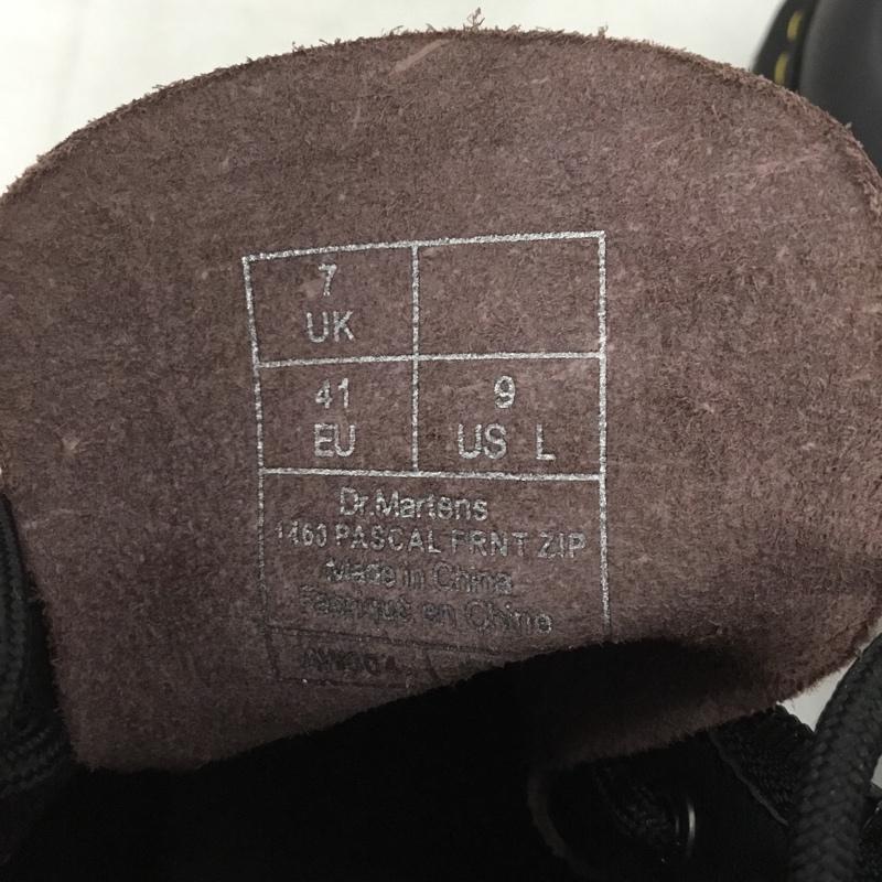 ドクターマーチン Dr.Martens ブーツ ショートブーツ 1460 Pascal Front Zip 8ホール UK7 無地 マルチカラー / マルチカラー / multicolor メンズ USED 古着 中古 10154473