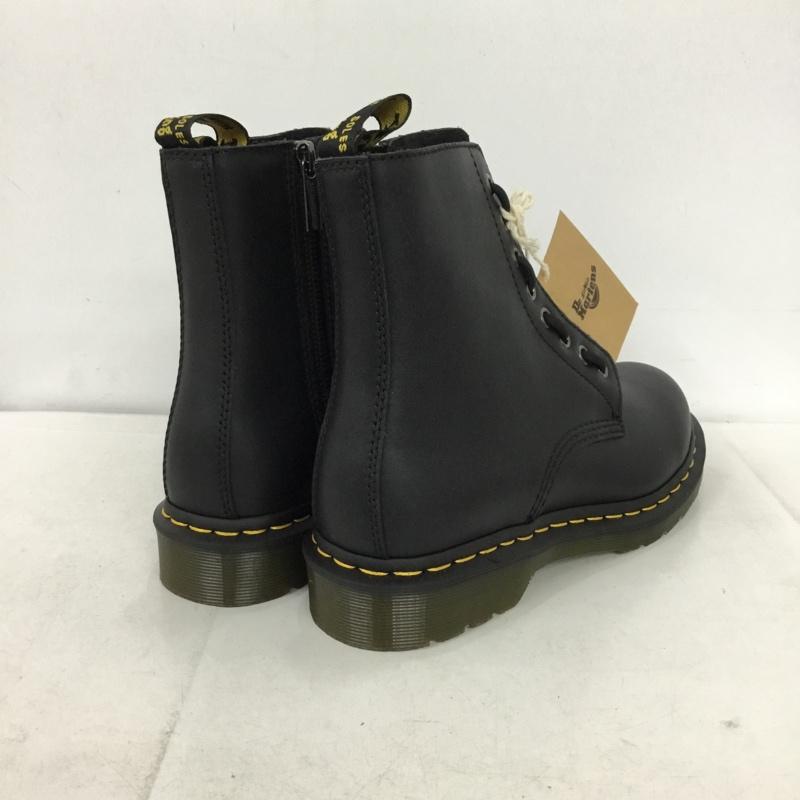 ドクターマーチン Dr.Martens ブーツ ショートブーツ 1460 Pascal Front Zip 8ホール UK7 無地 黒 / ブラック / black メンズ USED 古着 中古 10154474