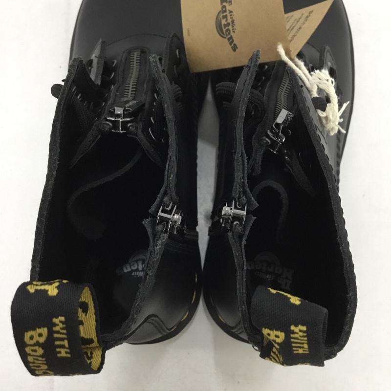 ドクターマーチン Dr.Martens ブーツ ショートブーツ 1460 Pascal Front Zip 8ホール UK7 無地 黒 / ブラック / black メンズ USED 古着 中古 10154474