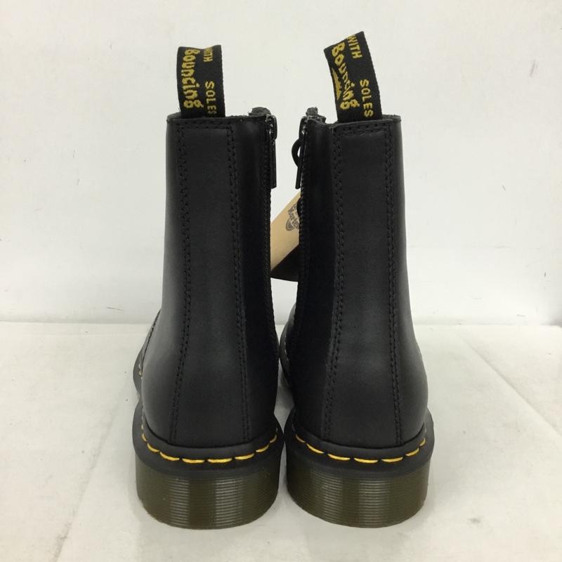 ドクターマーチン Dr.Martens ブーツ ショートブーツ 1460 Pascal Front Zip 8ホール UK7 無地 黒 / ブラック / black メンズ USED 古着 中古 10154474