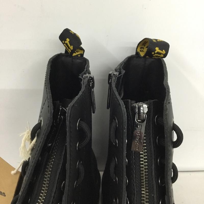 ドクターマーチン Dr.Martens ブーツ ショートブーツ 1460 Pascal Front Zip 8ホール UK7 無地 黒 / ブラック / black メンズ USED 古着 中古 10154474