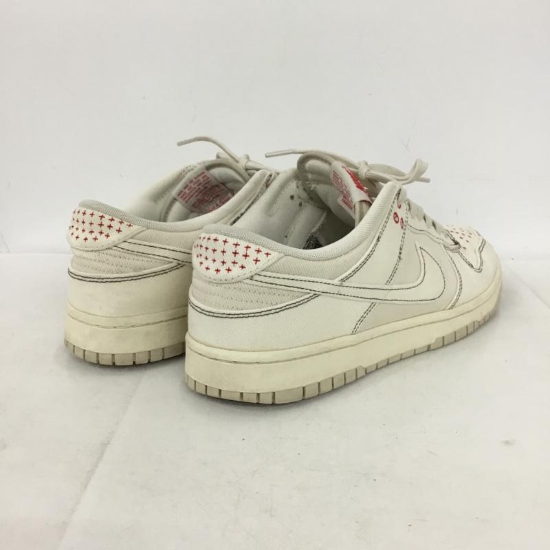 ナイキ NIKE スニーカー スニーカー DV0834-100 DUNK LOW RETRO SE 29cm 29.0cm ロゴ、文字 アイボリー / アイボリー / X 赤 / レッド / red メンズ USED 古着 中古 10154477