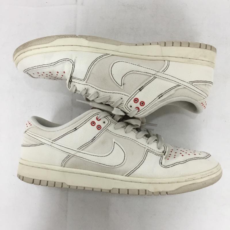 ナイキ NIKE スニーカー スニーカー DV0834-100 DUNK LOW RETRO SE 29cm 29.0cm ロゴ、文字 アイボリー / アイボリー / X 赤 / レッド / red メンズ USED 古着 中古 10154477