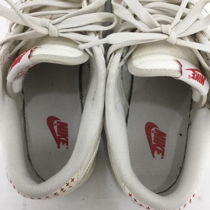 ナイキ NIKE スニーカー スニーカー DV0834-100 DUNK LOW RETRO SE 29cm 29.0cm ロゴ、文字 アイボリー / アイボリー / X 赤 / レッド / red メンズ USED 古着 中古 10154477