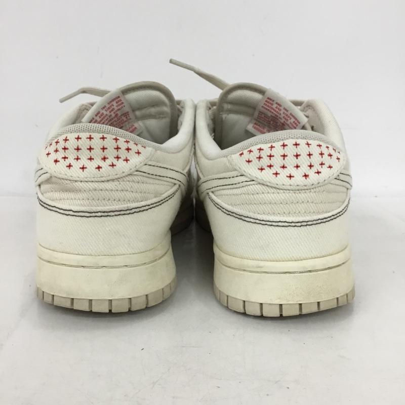 ナイキ NIKE スニーカー スニーカー DV0834-100 DUNK LOW RETRO SE 29cm 29.0cm ロゴ、文字 アイボリー / アイボリー / X 赤 / レッド / red メンズ USED 古着 中古 10154477