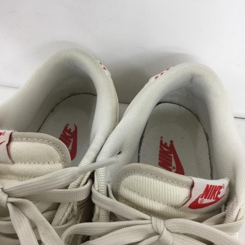 ナイキ NIKE スニーカー スニーカー DV0834-100 DUNK LOW RETRO SE 29cm 29.0cm ロゴ、文字 アイボリー / アイボリー / X 赤 / レッド / red メンズ USED 古着 中古 10154477