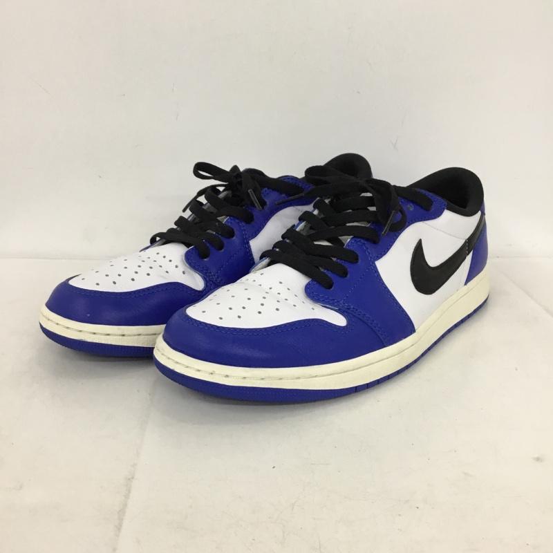 ナイキ NIKE スニーカー スニーカー CZ0790-140 AIR JORDAN 1 RETRO LOW OG 29cm 29.0cm ロゴ、文字 白 / ホワイト / white X 黒 / ブラック / black X 青 / ブルー / blue メンズ USED 古着 中古 10154479
