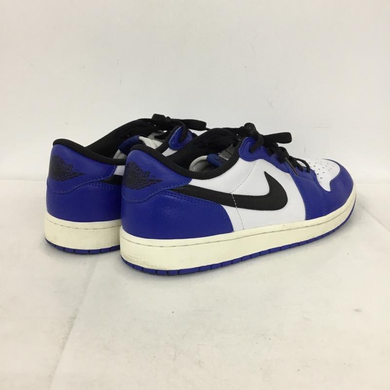 ナイキ NIKE スニーカー スニーカー CZ0790-140 AIR JORDAN 1 RETRO LOW OG 29cm 29.0cm ロゴ、文字 白 / ホワイト / white X 黒 / ブラック / black X 青 / ブルー / blue メンズ USED 古着 中古 10154479